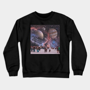 Cosmic Skyline Crewneck Sweatshirt